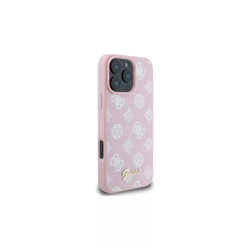 Guess GUHMP16XPGPYSP iPhone 16 Pro Max készülékhez 6.9" keménytok Peony Script MagSafe rózsaszín