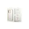 Guess GUHCP14LHGCRHS iPhone 14 Pro 6,1 készülékhez Croco Collection keménytok ezüst