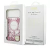 Guess Resin Bottom Glitter MagSafe tok iPhone 17 Pro Max készülékhez rózsaszín