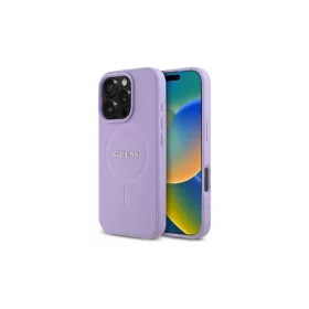   Guess GUHMP16LPSAHMCU iPhone 16 Pro 6,3" készülékhez keménytok Saffiano MagSafe lila