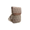 Guess kézitáska GUWBHGCFSEW GCube Stripe barna