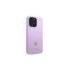 Guess GUHCP13XPS4MU iPhone 13 Pro Max 6,7" készülékhez kemény tok Saffiano 4G Small Metal Logo lila