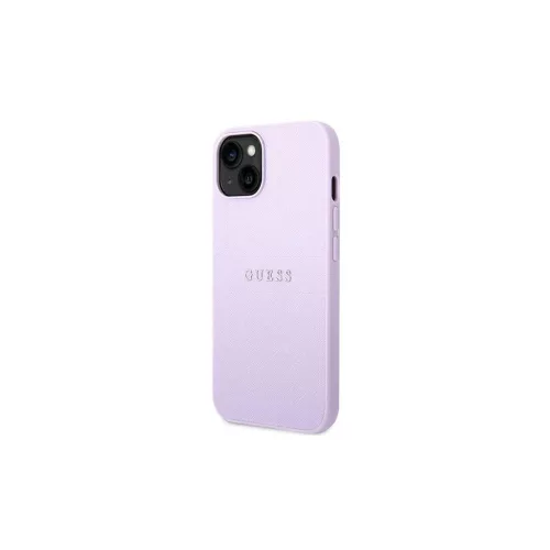 Guess GUHCP14MPSASBPU iPhone 14 Plus / 15 Plus 6.7" készülékhez Saffiano pánt lila