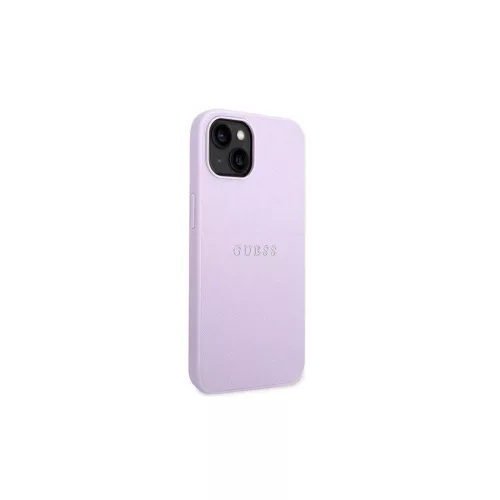 Guess GUHCP14MPSASBPU iPhone 14 Plus / 15 Plus 6.7" készülékhez Saffiano pánt lila