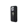 Guess GUHCP15XPGSSADK iPhone 15 Pro Max készülékhez keménytok Grip Stand 4G Saffiano Strass fekete