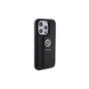 Guess GUHCP15XPGSSADK iPhone 15 Pro Max készülékhez keménytok Grip Stand 4G Saffiano Strass fekete