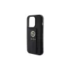 Guess GUHCP15XPGSSADK iPhone 15 Pro Max készülékhez keménytok Grip Stand 4G Saffiano Strass fekete