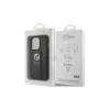 Guess GUHCP15XPGSSADK iPhone 15 Pro Max készülékhez keménytok Grip Stand 4G Saffiano Strass fekete