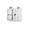 Guess GUHCP13SKC4GBGO iPhone 13 mini 5,4" készülékhez átlátszó merev tok 4G barna pánt, arany lánccal