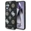 tok Guess 4G Printed Colored Peony Pattern MagSafe Samsung Galaxy S25 készülékhez fekete