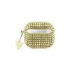 Guess GUA3HDGTPD AirPods 3 készülékhez tok Rhinestone Triangle Charm arany