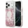 Guess tok Resin Bottom Glitter MagSafe iPhone 17 Pro készülékhez rózsaszín