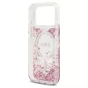 Guess tok Resin Bottom Glitter MagSafe iPhone 17 Pro készülékhez rózsaszín