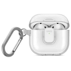 Tok UNIQ Glase Pro AirPods 4 készülékhez Lock átlátszó