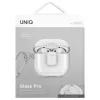 Tok UNIQ Glase Pro AirPods 4 készülékhez Lock átlátszó