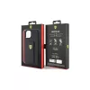 Ferrari FEHCP15SGSPSIK iPhone 15 / 14 / 13 6.1" készülékhez kemény tok Grip Stand Metal Logo fekete