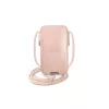 Guess táska GUPHLPSASBPI 6,7 Saffiano Strap rózsaszín