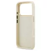 Guess Grained Strass Logo MagSafe tok iPhone 17 Pro készülékhez bézs