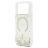 Guess Resin Bottom Glitter MagSafe tok iPhone 17 Pro készülékhez arany