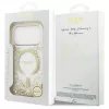 Guess Resin Bottom Glitter MagSafe tok iPhone 17 Pro készülékhez arany