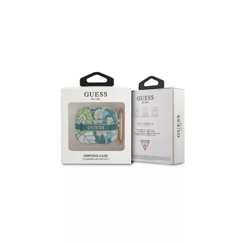A helyes fordítás:Guess GUA3HHFLN AirPods 3 készülékhez tok Flower Strap Collection zöld