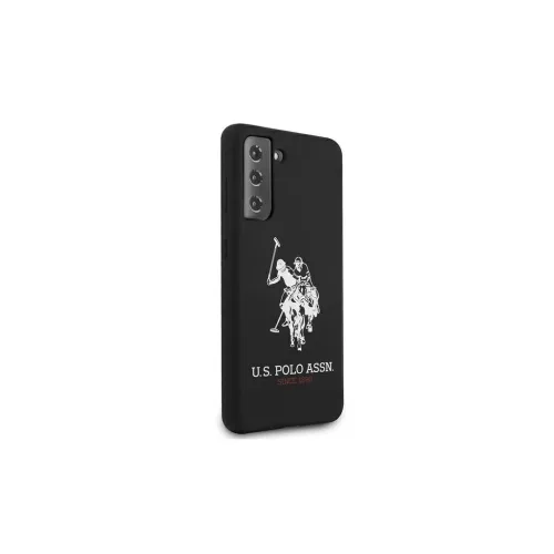 US Polo USHCS21MSLHRBK S21+ G996 készülékhez szilikon tok Silicone Logo fekete