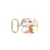 Guess GUA3HHFLU AirPods 3 készülékhez tok Flower Strap Collection lila