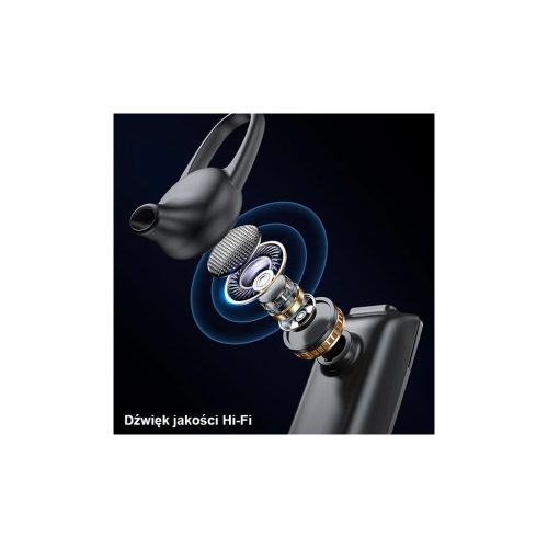 USAMS Bluetooth 5.0 BT2 fejhallgató BHUBT201 (USAMS-BT2) fekete