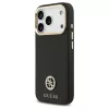 Guess Grained Strass Logo MagSafe tok iPhone 17 Pro készülékhez fekete