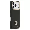 Guess Grained Strass Logo MagSafe tok iPhone 17 Pro készülékhez fekete