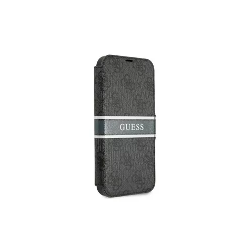 Guess GUBKP13S4GDGR iPhone 13 mini készülékhez 5,4 hüvelykes tok Book 4G Stripe szürke