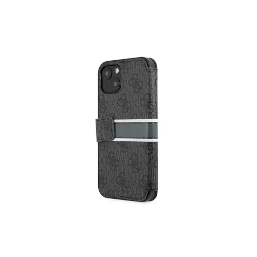 Guess GUBKP13S4GDGR iPhone 13 mini készülékhez 5,4 hüvelykes tok Book 4G Stripe szürke