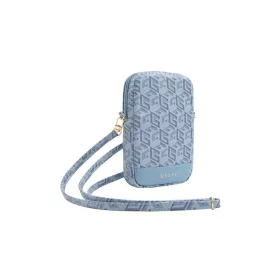Guess kézitáska GUWBZPGCSPGB Zip GCube Bottom Stripe kék