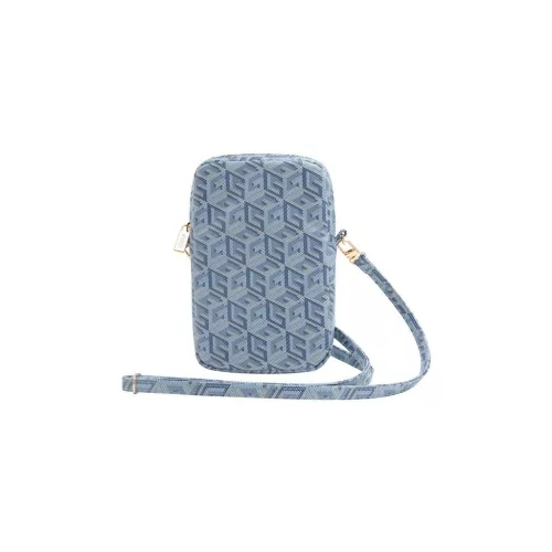 Guess kézitáska GUWBZPGCSPGB Zip GCube Bottom Stripe kék