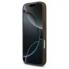 Guess 4G Printed Stripes MagSafe tok iPhone 17 Pro készülékhez barna