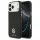 Tok Case Guess Grained Strass Logo MagSafe iPhone 17 Pro Max készülékhez fekete