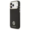 Tok Case Guess Grained Strass Logo MagSafe iPhone 17 Pro Max készülékhez fekete