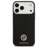 Tok Case Guess Grained Strass Logo MagSafe iPhone 17 Pro Max készülékhez fekete