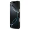 Tok Case Guess Grained Strass Logo MagSafe iPhone 17 Pro Max készülékhez fekete