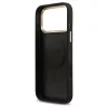 Tok Case Guess Grained Strass Logo MagSafe iPhone 17 Pro Max készülékhez fekete