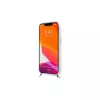 Guess GUHCP13SKC4GBSI iPhone 13 mini készülékhez 5,4"-es átlátszó tok 4G szürke pánt, ezüst lánc