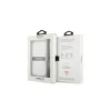 Guess GUHCP13SKC4GBSI iPhone 13 mini készülékhez 5,4"-es átlátszó tok 4G szürke pánt, ezüst lánc