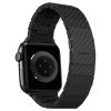 PITAKA Carbon Fiber Modern óraszíj Apple Watch 1/2/3/4/5/6/7/8/9/10/11/SE/SE 3/Ultra1/2/3 készülékhez, fekete