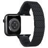 PITAKA Carbon Fiber Modern óraszíj Apple Watch 1/2/3/4/5/6/7/8/9/10/11/SE/SE 3/Ultra1/2/3 készülékhez, fekete