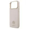 Guess Grained Strass Logo MagSafe tok iPhone 17 Pro Max készülékhez rózsaszín