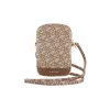 Guess kézitáska GUWBZPGCSPGW Zip GCube Bottom Stripe barna