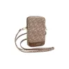 Guess kézitáska GUWBZPGCSPGW Zip GCube Bottom Stripe barna