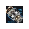 USAMS Bluetooth 5.1 TWS BH Series vezeték nélküli fülhallgatók fekete BHUBH01