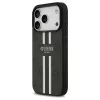 Guess 4G Printed Stripes MagSafe tok iPhone 17 Pro készülékhez fekete