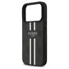 Guess 4G Printed Stripes MagSafe tok iPhone 17 Pro készülékhez fekete